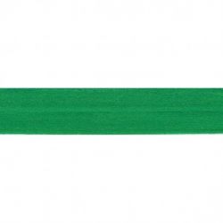 Biais élastique préplié mat vert gazon-20mm