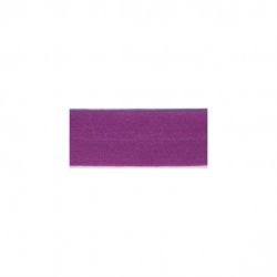 Biais élastique préplié mat violet-20mm
