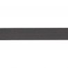 Biais élastique préplié brillant anthracite-20mm