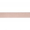 Biais élastique préplié brillant rose poudré-20mm