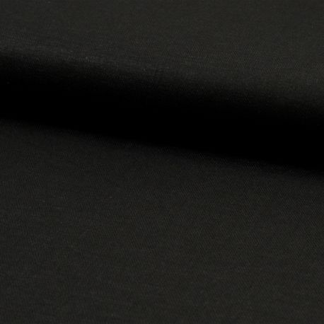 Viscose/lin uni noir