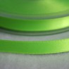 Ruban satin 10 mm vert fluo
