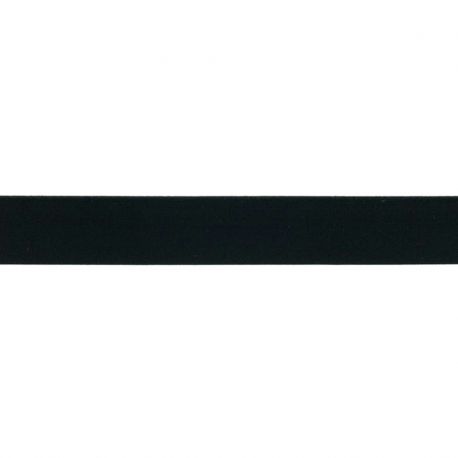 Élastique shorty uni noir- 25mm