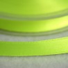 Ruban satin 10 mm jaune fluo