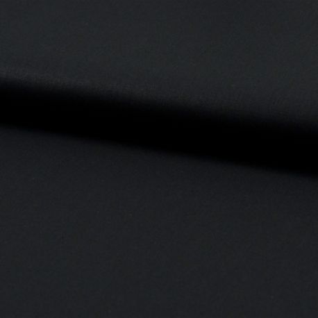 Popeline bio unie noire