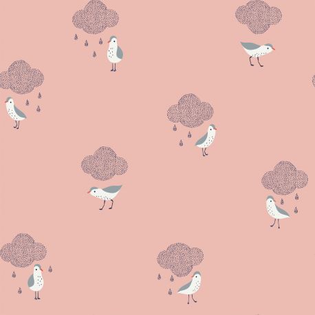 Enduit birds in the rain