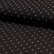Tulle stretch plumetis noir/vieux rose