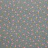 Velours milleraies sweet flowers gris