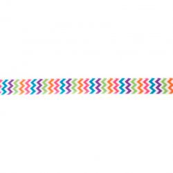 Biais élastique préplié zig-zag multicolore-15mm
