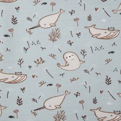 Dernier coupon 90 cm - Jersey walina opale