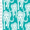 Jersey bio cheetah turquoise