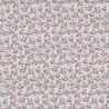 Coton bio flua blanc/rose