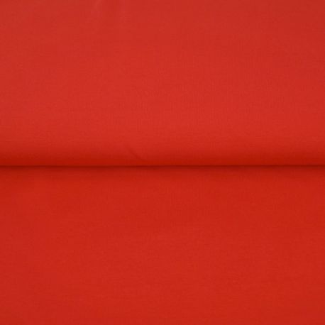 Jersey de bambou bio rouge