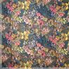 Crêpe de viscose fleurs vert/jaune