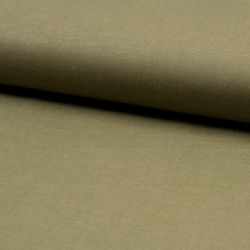 Viscose/lin uni kaki