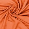 Crêpe de viscose orange brûlée