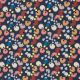 Viscose flowerdrop marine