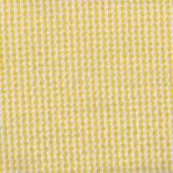 Seersucker vichy jaune