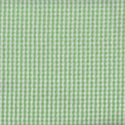 Dernier coupon 120 cm - Seersucker vichy vert