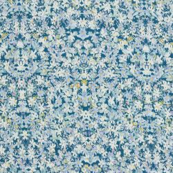 Viscose fleur bleue 
