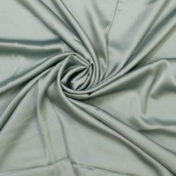 Satin de viscose stretch vert amande
