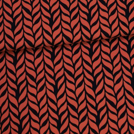 Jersey bio plait rouille