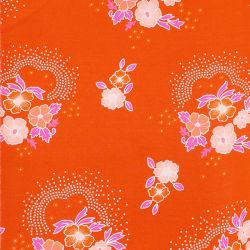 Coton folksy tangerine