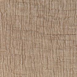 Dernier coupon 67 cm - Double gaze chambray miel