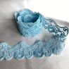 Bande dentelle de Calais40 mm ciel