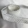 Bande dentelle de Calais30 mm ivoire bulles