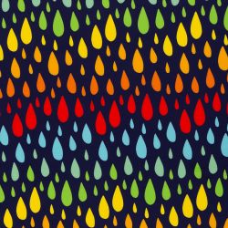 Softshell imprimé drops navy