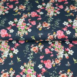 Jersey old bouquet navy
