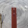 Zip INVISIBLE Atelier Brunette 40 cm rust