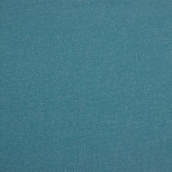 Molleton lurex bleu jean