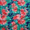 PUL imprimé tropical flowers navy