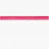 Élastique festons dentelle fuchsia