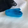 Élastique festons croquet turquoise