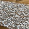 Dentelle de Calais 20,5 cm ivoire/or