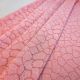 Tissu dentelle stretch mosaïque rose