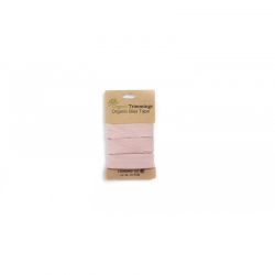 Biais popeline bio 3 m-rose poudré