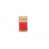 Biais popeline bio 5 m-rouge
