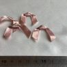 Déco nœud foulard satin beige rosé 