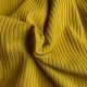 Jersey viscose côtes fines curry