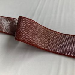 Élastique argenté brun cuivré-40 mm