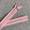 Fermeture Éclair non séparable 50 cm rose