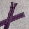Fermeture Éclair séparable 50 cm prune