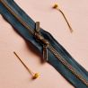 Zip double curseur Atelier Brunette 40 cm forest/smokey
