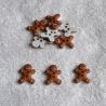 Bouton Noël gingerman