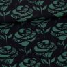 Sweat bio rose vert foncé/noir