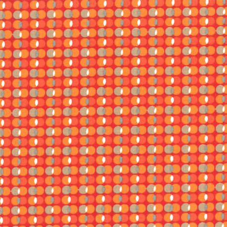 Rouleau tissu adhésif pozzi orange